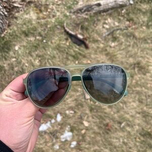Aviator Sunglasses in Sage Green